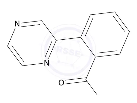 Chemical structure of 2-(Pyrazin-2-yl)benzoic acid
