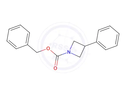 Chemical structure of Benzyl 3-phenylazetidine-1-carboxylate