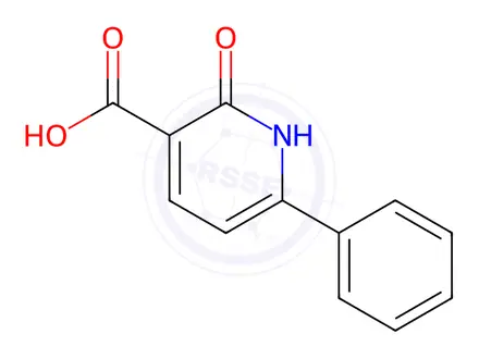 Chemical structure of 2-Oxo-6-phenyl-1,2-dihydropyridine-3-carboxylic Acid
