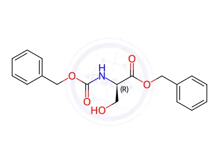 Chemical structure of Z-D-Ser-OBzl