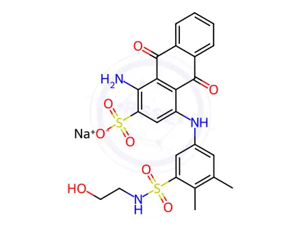 Chemical structure of Acid Blue 277