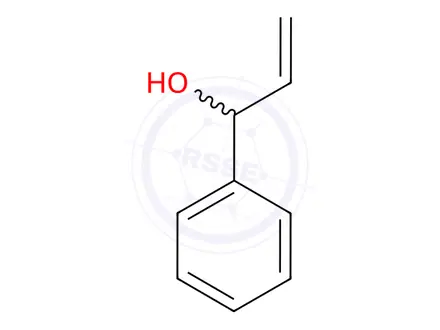 Chemical structure of Alpha Vinylbenzyl Alcohol