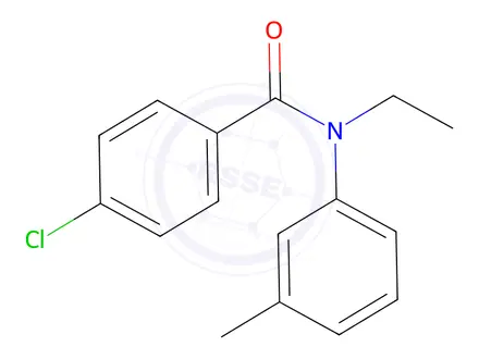 Chemical structure of 4-Chloro-N-ethyl-N-(m-tolyl)benzamide