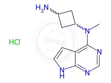 Chemical structure of Abrocitinib Impurity 1 Hydrochloride
