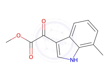 Chemical structure of Methyl 7-Methyl-alpha-oxo-1H-indole-3-acetic Acid Ester
