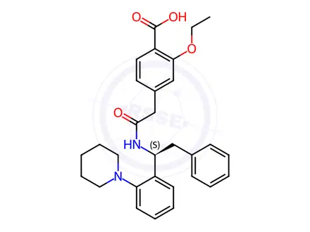 Chemical structure of Repaglinide USP Related Compound C