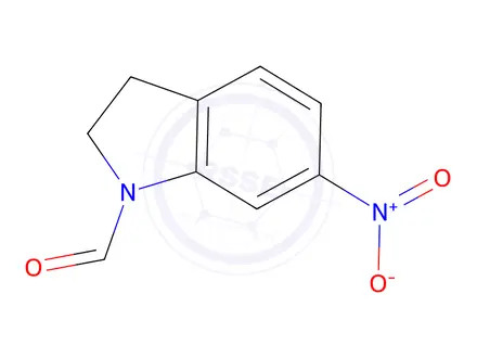 Chemical structure of 6-Nitroindoline-1-carbaldehyde