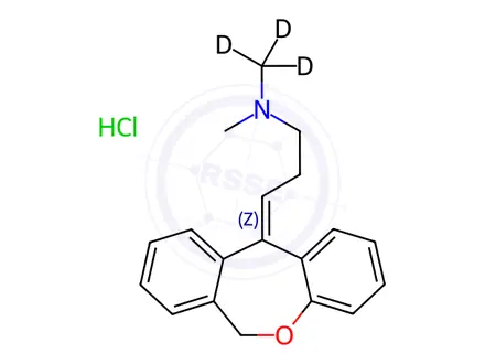 Chemical structure of Doxepin-[D3] hydrochloride
