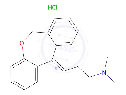 Chemical structure of (E)-Doxepin Hydrochloride
