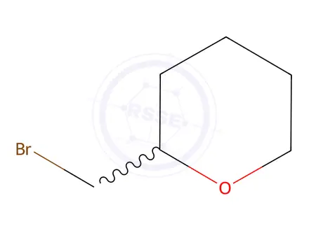 Chemical structure of 2-(bromomethyl)tetrahydro-2H-pyran