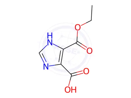 Chemical structure of 5-(Ethoxycarbonyl)-1H-imidazole-4-carboxylic acid