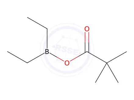 Chemical structure of DIETHYLBORYL PIVALATE