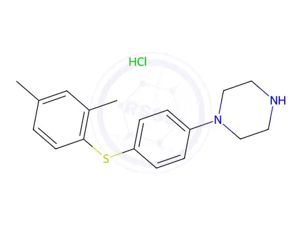Chemical structure of para-Vortioxetine Hydrochloride