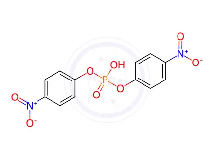 Chemical structure of Bis(4-nitrophenyl) phosphate