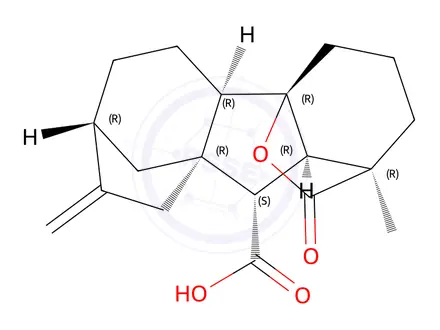 Chemical structure of Gibberellin A9
