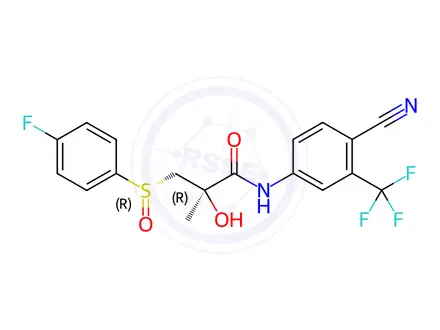 Chemical structure of Bicalutamide Impurity 6