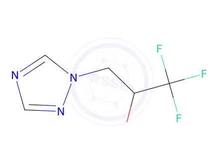 Chemical structure of 1,1,1-Trifluoro-3-(1H-1,2,4-triazol-1-yl)propan-2-ol