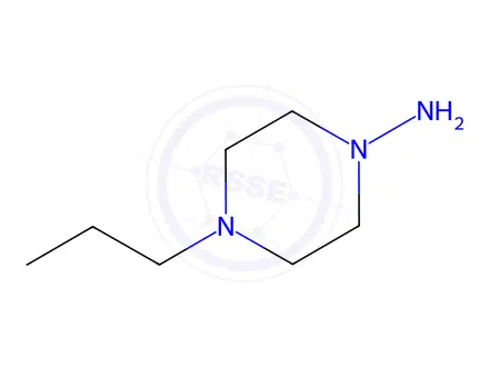 Chemical structure of 4-PROPYL-PIPERAZIN-1-YLAMINE