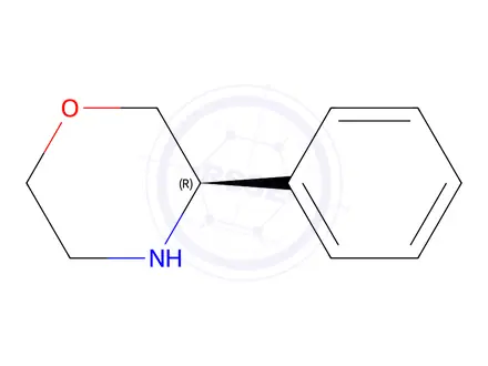 Chemical structure of (R)-3-Phenylmorpholine