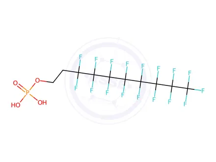Chemical structure of Mono[2-(perfluorooctyl)ethyl] phosphate