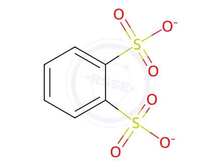 Chemical structure of disodium benzenedisulphonate