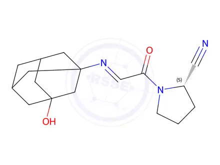 Chemical structure of Vildagliptin Impurity 78