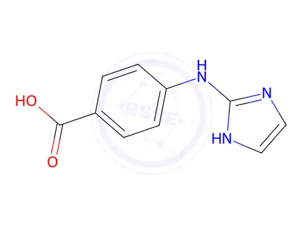 Chemical structure of 4-((1H-Imidazol-2-yl)amino)benzoic acid