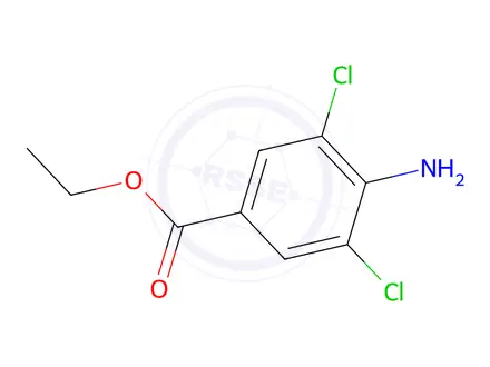 Chemical structure of Ethyl 4-amino-3,5-dichlorobenzoate