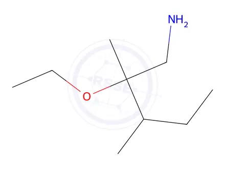 Chemical structure of 2-Ethoxy-2,3-dimethylpentan-1-amine