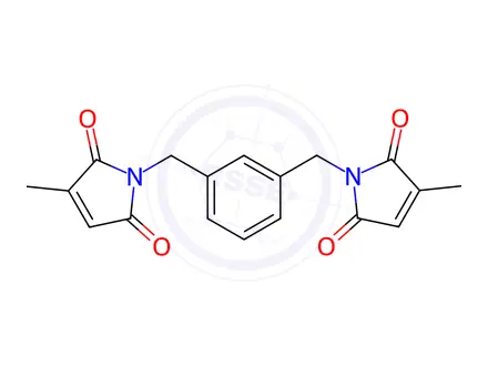 Chemical structure of 1,1'-(1,3-Phenylenebis(methylene))bis(3-methyl-1H-pyrrole-2,5-dione)