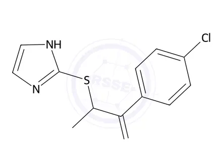Chemical structure of 1-(4-Chlorophenyl)-2-((1-methyl-1H-imidazol-2-yl)thio)ethan-1-one