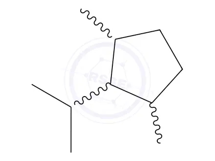 Chemical structure of 2-Isopropyl-1,3-dimethylcyclopentane