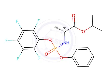 Chemical structure of Sofosbuvir Impurity 9