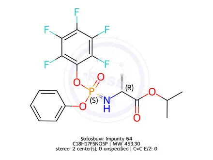 Chemical structure of Sofosbuvir Impurity 177