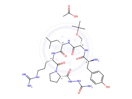 Chemical structure of Goserelin Impurity 19 Acetate