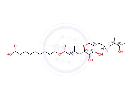 Chemical structure of Mupirocin