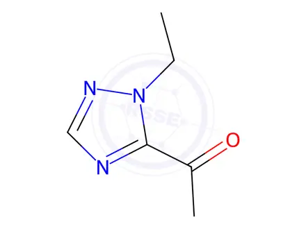 Chemical structure of 1-(1-Ethyl-1H-1,2,4-triazol-5-yl)ethanone