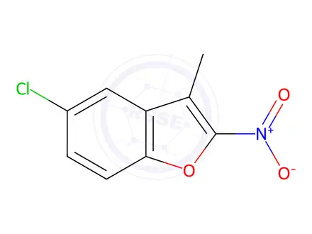 Chemical structure of 5-Chloro-3-methyl-2-nitrobenzofuran