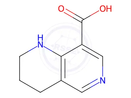 Chemical structure of 1,2,3,4-Tetrahydro-1,6-naphthyridine-8-carboxylic acid