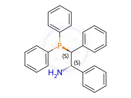 Chemical structure of (1S,2S)-2-(Diphenylphosphino)-1,2-diphenylethylamine, min. 97%