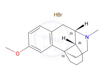 Chemical structure of Dextromethorphan EP Impurity D HBr