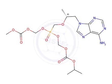 Chemical structure of Tenofovir Impurity N