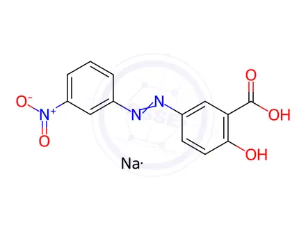 Chemical structure of Alizarin yellow GG