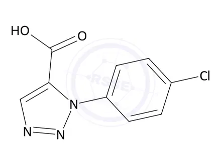 Chemical structure of 1-(4-Chlorophenyl)-1h-1,2,3-triazole-5-carboxylic acid