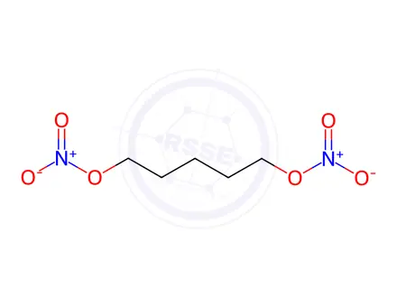 Chemical structure of Pentamethylene nitrate