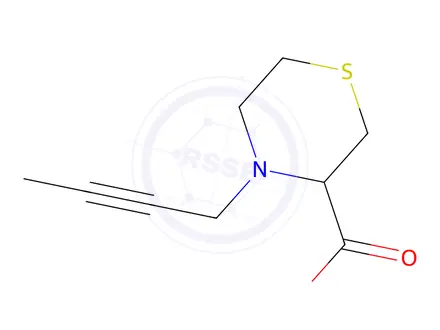 Chemical structure of 4-(but-2-yn-1-yl)thiomorpholine-3-carboxylic acid