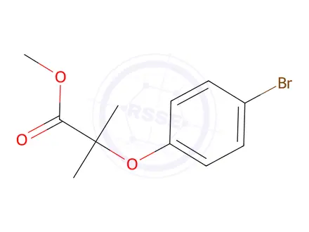 Chemical structure of Methyl 2-(4-Bromophenoxy)-2-methylpropanoate