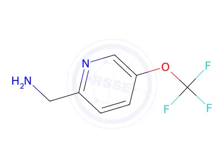 Chemical structure of (5-(Trifluoromethoxy)pyridin-2-yl)methanamine hydrochloride