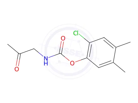 Chemical structure of N-Acetyl-N-methylcarbamic acid 2-chloro-4,5-dimethylphenyl ester