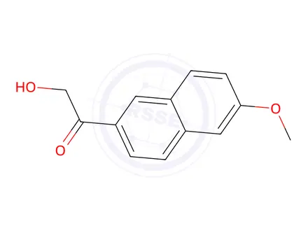 Chemical structure of 2-Hydroxy-1-(6-methoxy-2-naphthyl)ethanone